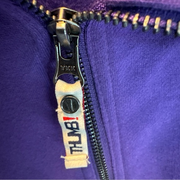 THUMB Purple Zip-Up Hoodie - Picture 5 of 6